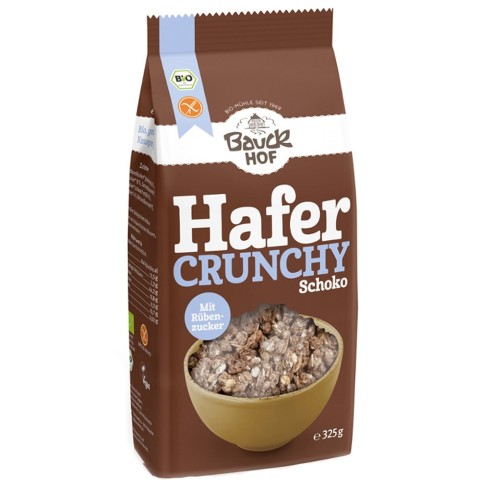 Musli bio, Ovaz crocant cu ciocolata fara gluten - 325 g, biomag.ro