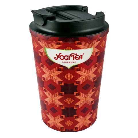 Yogi Tea, Pachet cadou, cana termos specială 350 ml +1 ceai bio classic 17 pliculete 37.4g, editie limitata, yogi, biomag.ro