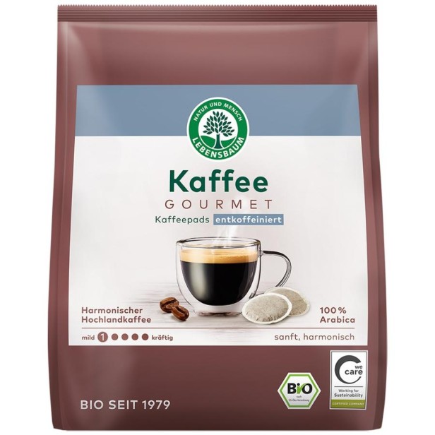 Paduri de cafea bio cremoasa decofeinizata - 126 g