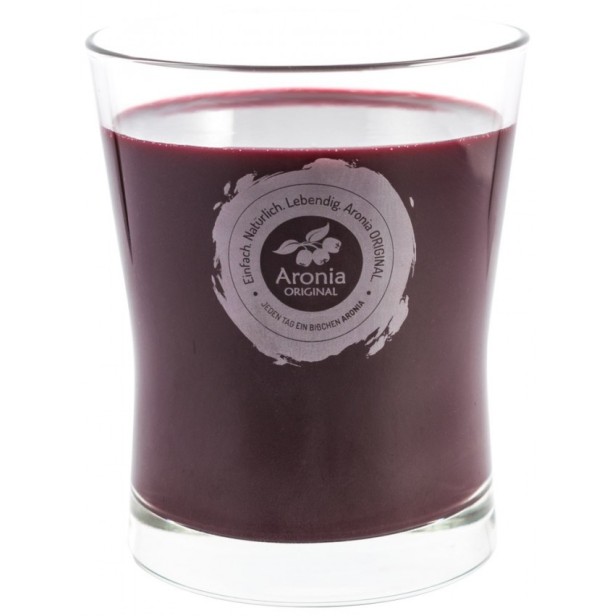 Pahar de sticla cu dozaj aronia original
