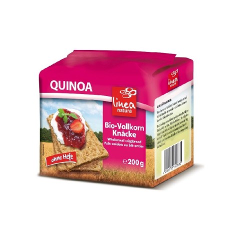 Bazar Bio, Paine bio crocanta cu faina integrala de quinoa, 200g linea natura, biomag.ro
