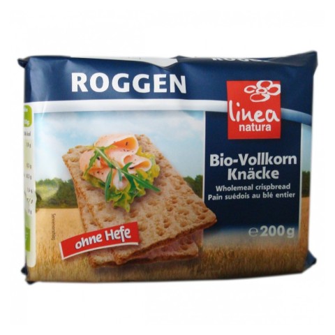 Bazar Bio, Paine bio crocanta din faina integrala de secara, 200g linea natura, biomag.ro