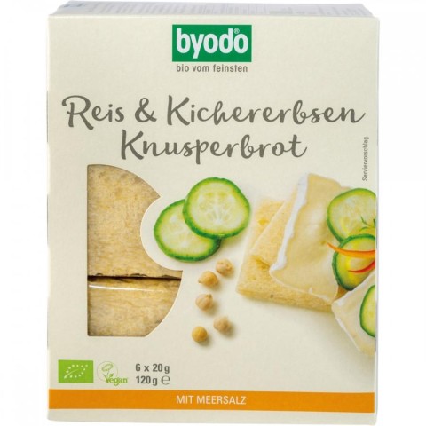 Paine bio, Paine bio crocanta cu orez si naut fara gluten - 120 g, biomag.ro