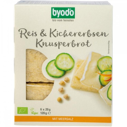 Paine bio crocanta cu orez si naut fara gluten - 120 g