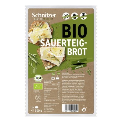 Paine bio cu maia si amarant fara gluten - 500 g