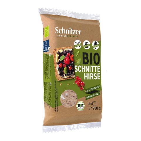 Paine bio, Paine din mei bio fara gluten si lactoza 6 felii - 250 g, biomag.ro