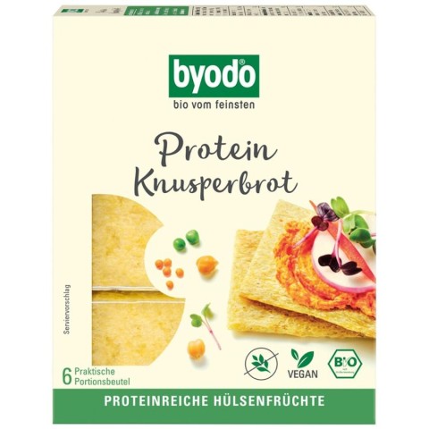 Byodo, Paine bio proteica crocanta fara gluten - 110 g, biomag.ro