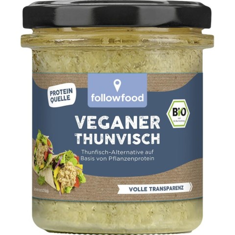 Followfish, Pasta bio alternativa la ton pe baza de proteina vegetala - 180 g, biomag.ro