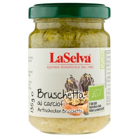LaSelva, Pasta bio bruschetta pe baza de anghinare, 130g, biomag.ro