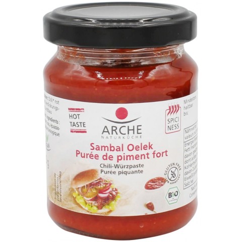 Mancare asiatica bio, Pasta bio de chili sambal oelek, 125g, biomag.ro