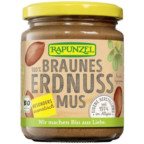 Creme bio din nuci si alune, Pasta bio de arahide maro - 250 g, biomag.ro