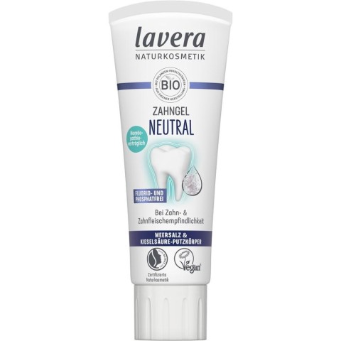 Lavera, Pasta de dinti neutral fara fluor si fosfati - 75 ml, biomag.ro