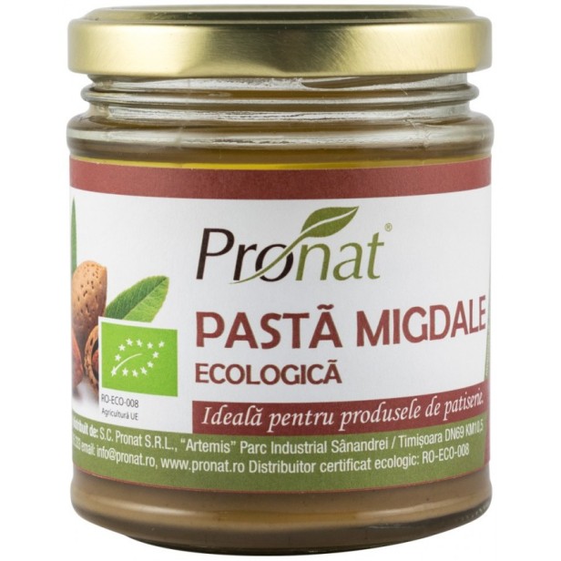 Pasta de migdale bio, 160g