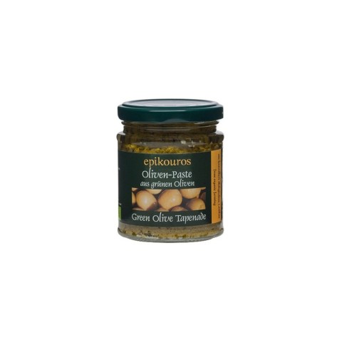 Epikouros, Pasta din masline verzi tapenade, bio, 190g, biomag.ro