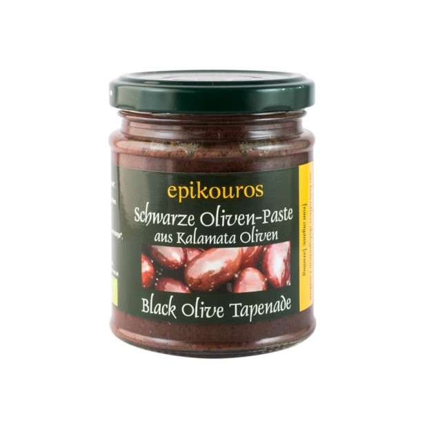 Pasta tapenade din masline kalamata negre, bio, 190g