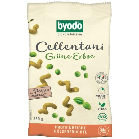 Paste bio din mazare verde fara gluten - 250 g Paste bio fara gluten, Paste bio din mazare verde fara gluten - 250 g, biomag.ro