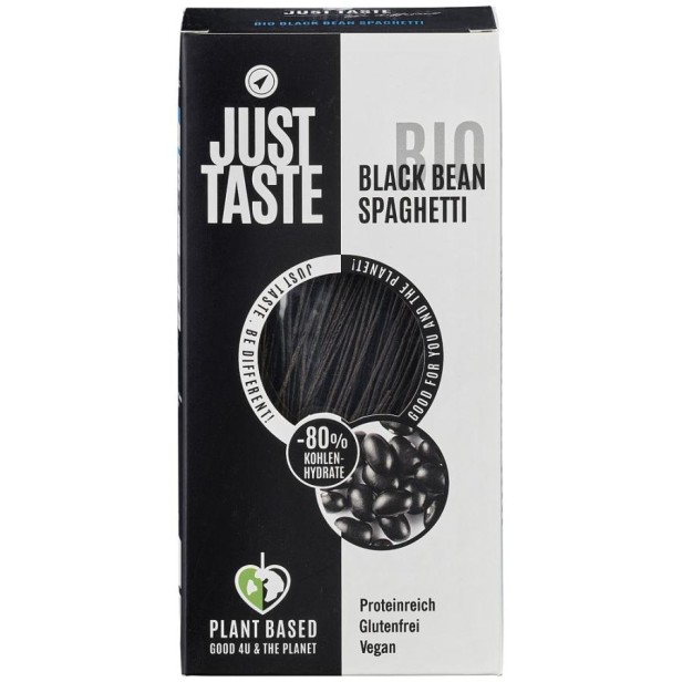Paste proteice bio spaghete din fasole neagra fara gluten - 250 g