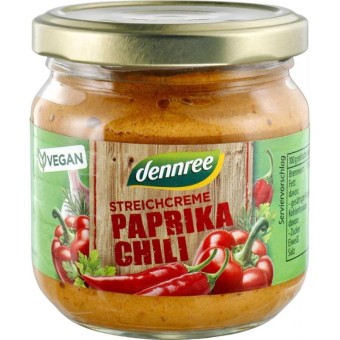 Pate vegetal bio cu ardei si chili - 180 g