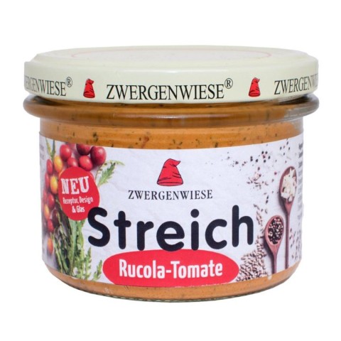 Pateu bio si creme vegetale, Pate vegetal cu rucola si tomate fara gluten - 180 g, biomag.ro