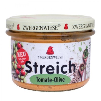 Pate vegetal cu tomate si masline - 180 g