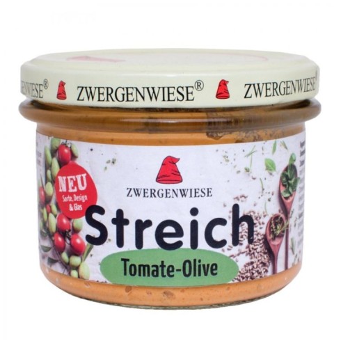 Pate vegetal cu tomate si masline - 180 g
