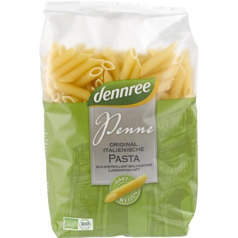 Paste bio din grau, Penne din grau dur - 500 g, biomag.ro