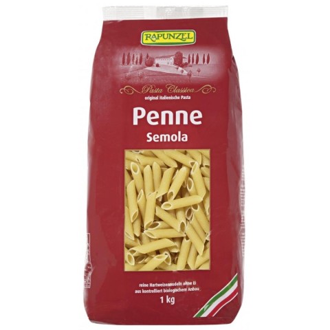 Paste bio din grau, Penne semola 1000g - 1 kg, biomag.ro