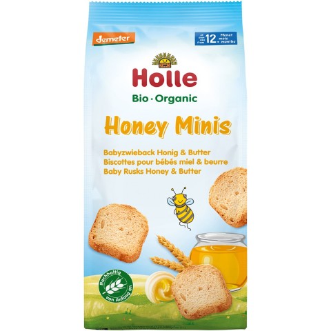 Holle, Pesemti bio cu miere si unt pentru copii 1 an - 100 g, biomag.ro