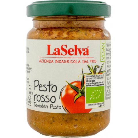 LaSelva, Pesto rosu bio, 130g, biomag.ro