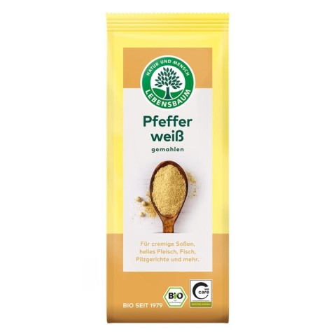 Lebensbaum, Piper alb macinat ecologic - 50 g, biomag.ro