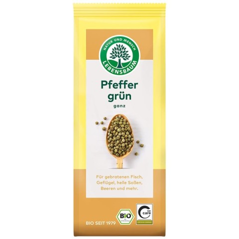 Lebensbaum, Piper verde bio boabe - 35 g, biomag.ro