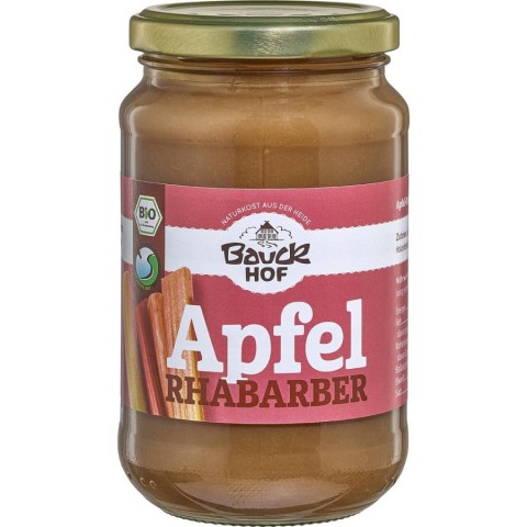 Piure bio din fructe, Piure de mere cu rubarba bio - 360 g, biomag.ro