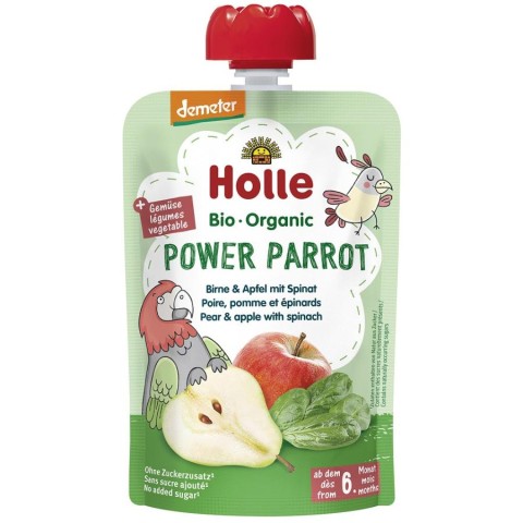 Piure bio copii, Piure bio din pere si mere cu spanac pentru copii 6 luni - 100 g, biomag.ro