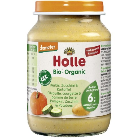 Piure bio copii, Piure bio din zucchini dovleac si cartofi pentru copii 6 luni - 190 g, biomag.ro