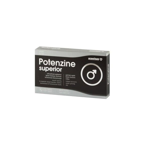 Potenzine superior, 30 tablete – 39,5 g