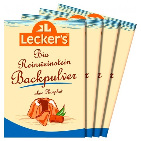 Lecker's, Praf de copt pur, fara fosfat, bio, 4x21g lecker's, biomag.ro