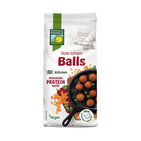 Semipreparate, Premix bio pentru chifteluțe din linte rosie, 165g bohlsener muhle, biomag.ro