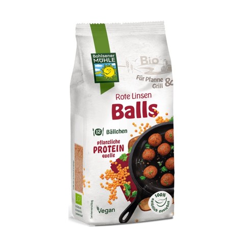 Semipreparate, Premix bio pentru chifteluțe din linte rosie, 165g bohlsener muhle, biomag.ro