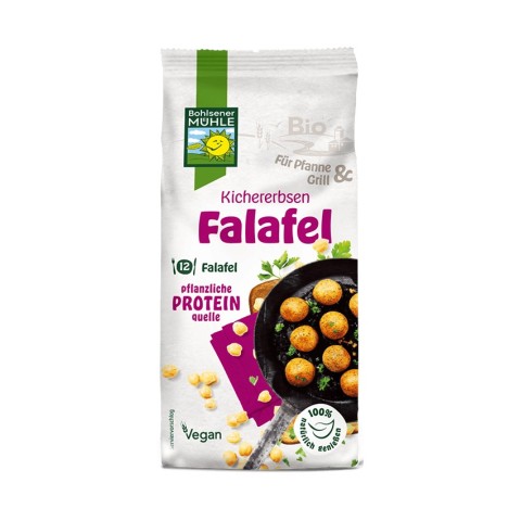 Semipreparate, Premix bio pentru falafel din naut, 165g bohlsener muhle, biomag.ro
