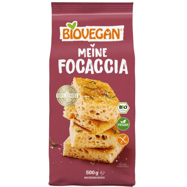 Premix bio pentru focaccia, fara gluten, 500g