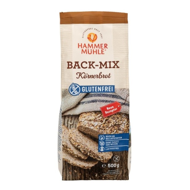 Premix pentru paine multicereale cu seminte, fara gluten, 500g hammer