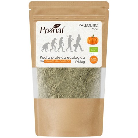 Produse vegane si de post, Pudra proteica bio din seminte de dovleac, 150g, biomag.ro