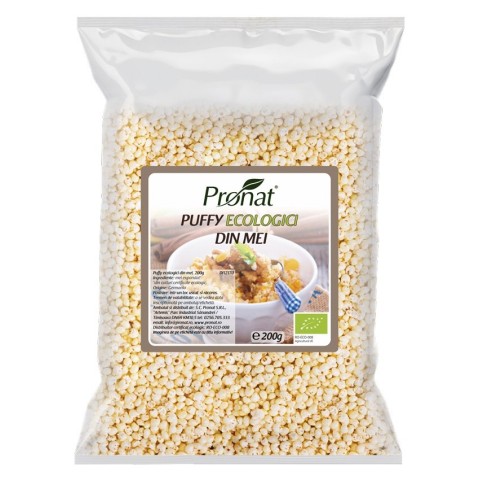Pagina 2 Cereale bio, Puffy bio din mei expandat natur, 200g, biomag.ro