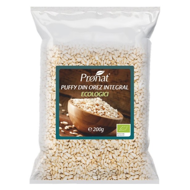 Puffy bio din orez expandat natur, 200g