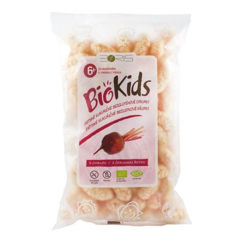 Bonitas BioKids, Pufuleti bio cu sfecla rosie, 55g, biomag.ro