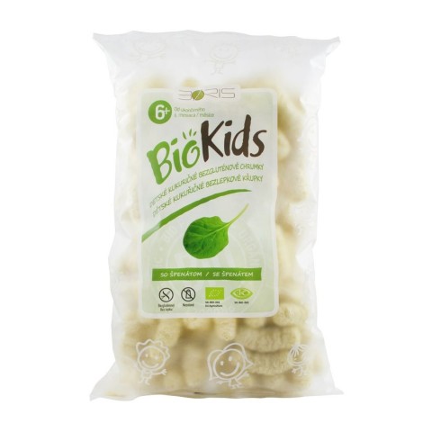Bonitas BioKids, Pufuleti bio cu spanac, 55g, biomag.ro