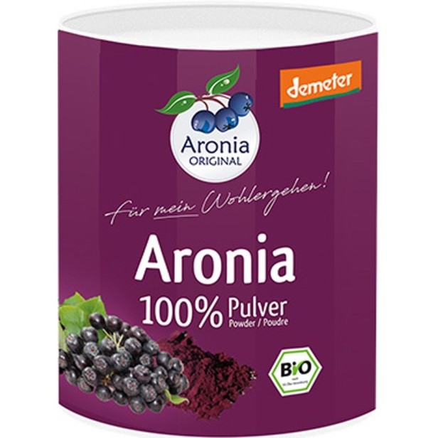 Pulbere bio din aronia, 100g aronia