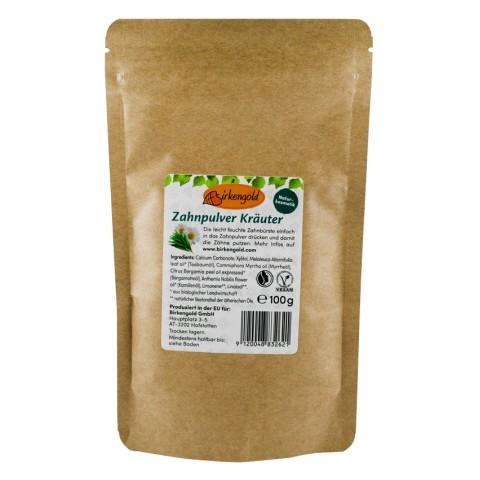 Igiena orala, Pulbere pentru dantura cu plante, 100g, biomag.ro