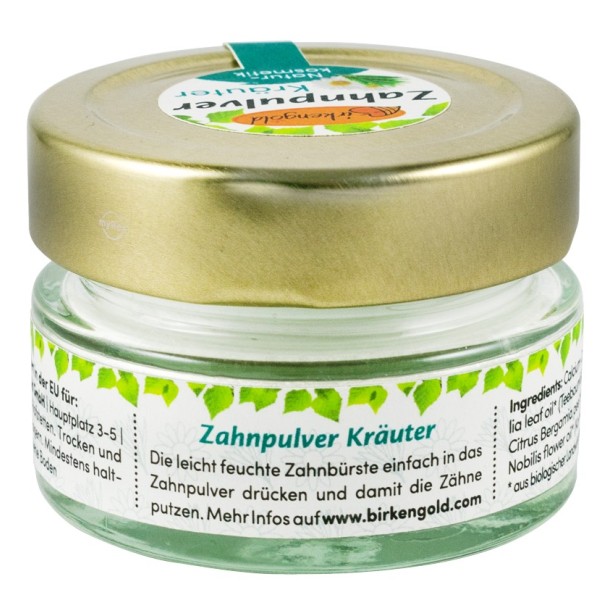 Pulbere pentru dantura cu plante, 30g