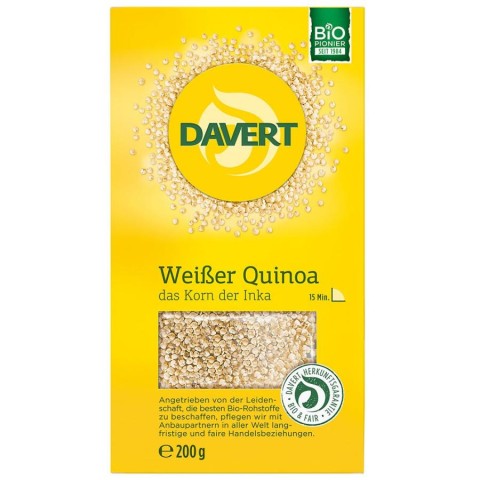 Davert, Quinoa alba ecologica - 200 g, biomag.ro
